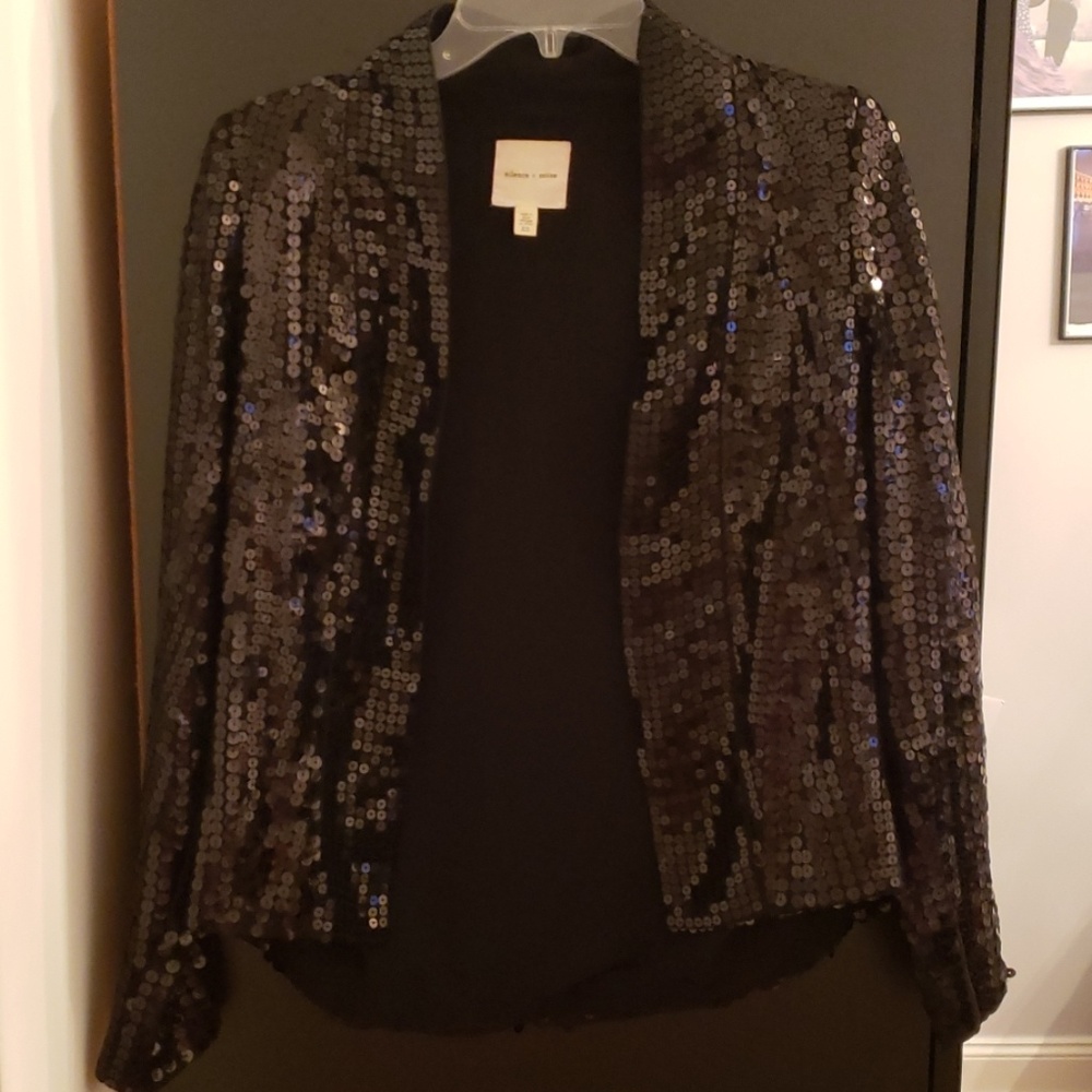 Silence & Noise Sequins Blazer - image 1